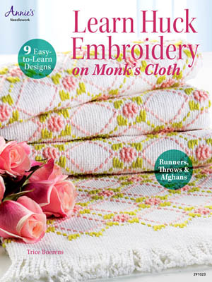 #44703 -- Learn Huck Embroidery On Monk's Cloth