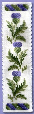 #103790 -- Victorian Thistles Bookmark Kit