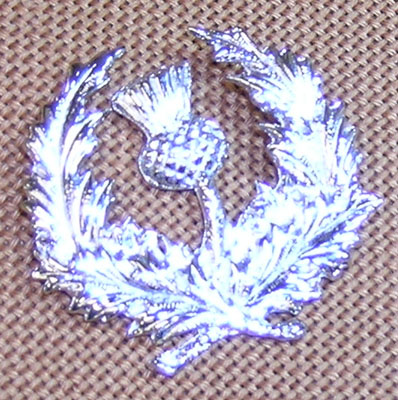 #121900 -- Circled Thistle Brooch