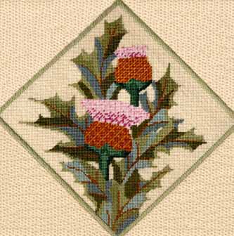 #150219 -- Thistles Within Diamond