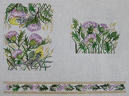 #150263 -- Thistle & Goldfinch Purse