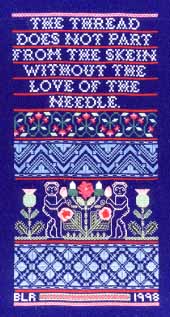 #21939 -- For The Love Of The Needle Sampler