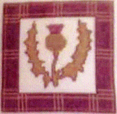 #40799 -- Scottish Thistle Cross Stitch Pattern