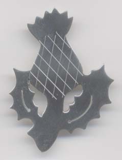 #81528 -- Pewter Thistle Pin - Large