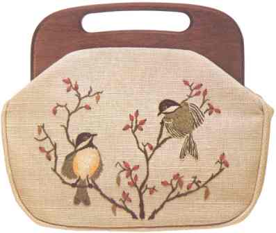 #346 Black-capped Chickadees Bermuda Bag