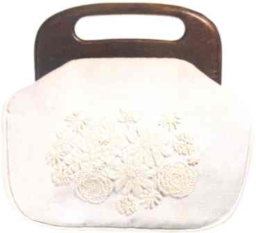 #354 White On White Bermuda Bag