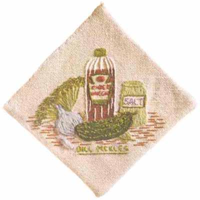 #430 Dill Pickles Decorative Potholder